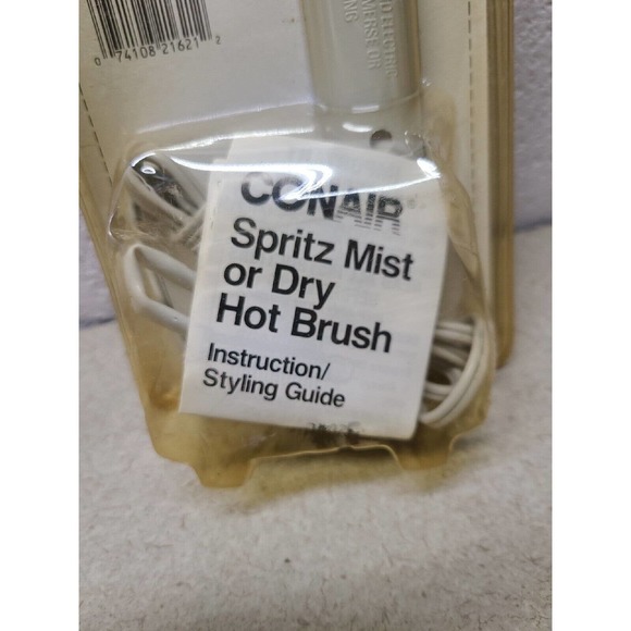Vintage Conair Spritz Mist or Dry Curling Brush BM42CS NEW SEALED NOS - Picture 5 of 5